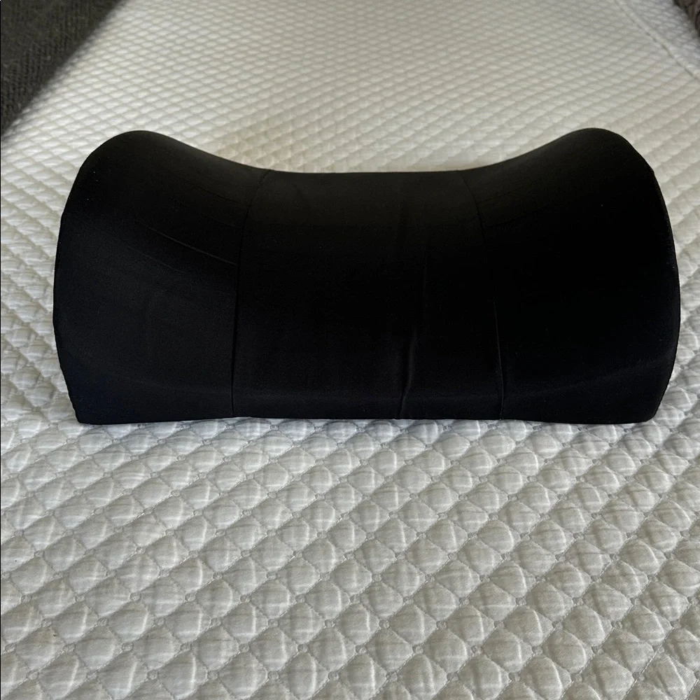 Black Lumbar Support Cushion